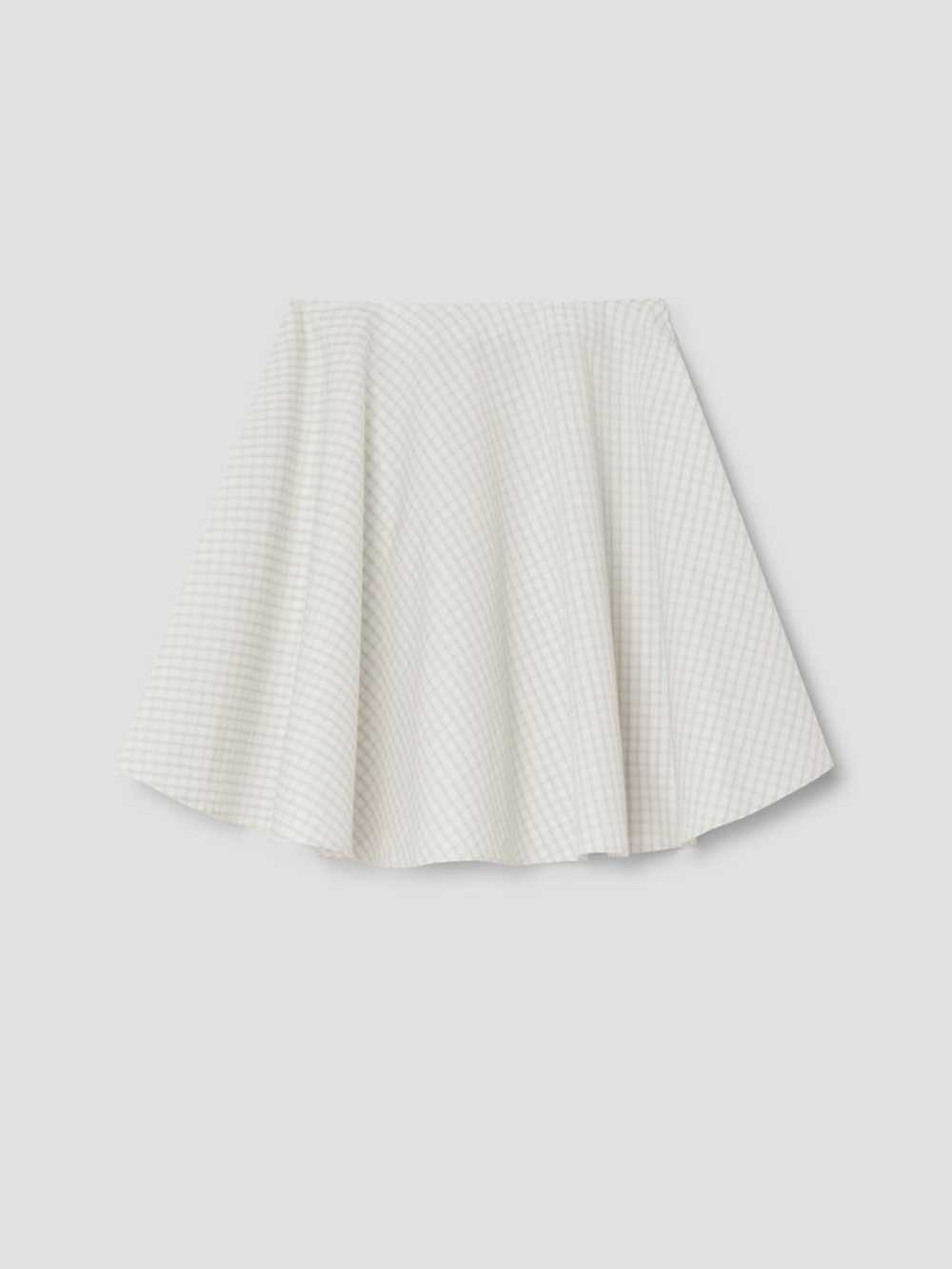 Gimaguas Agusta Skirt

Off-white gingham midi skirt with low-rise waist.